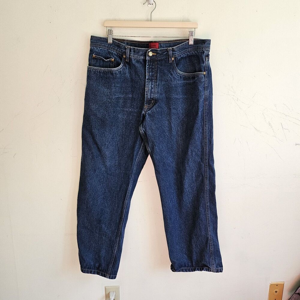 Pierre Cardin Men’s Jeans 38x30 Medium Blue Denim 100% Cotton EUC